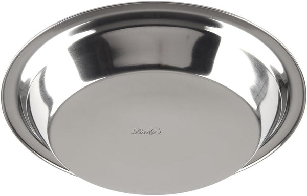 Lindy's - 5M871 Lindy's Stainless Steel 9 inch pie pan, Silver 1 Count (Pack of 1)