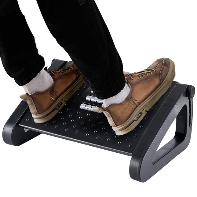 Foot Rest, Six Heights Adjustable Foot Rest for Under Desk at Work, Ergonomic Foots Stool for Under Office Desks, Under 