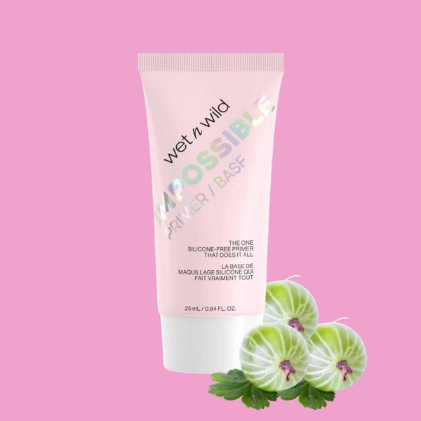 Wet N Wild Impossible Primer Stick, Enriched with Gooseberry & Jeju Blossom for a Brightening Durable Makeup Base, Vegan & Cruelty-Free-Clear
