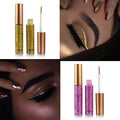 BestLand 10 Colors Liquid Glitter Eyeliner Metallic Shimmer Glitter Eyeshadow Pigment Eyebrown Shimmer Waterproof Face Lips Art for Party Festival