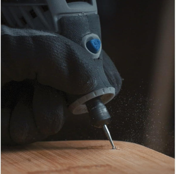 Dremel 107 Rotary Tool Accessory Engraving Bit- Perfect for Wood, Plastic, Linoleum, and Soft Metal Cutter, 1/8" Shank 2-Piece 3/32" Ball