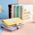 AASLOB 100 Envelopes Money Saving Challenge, 100 Envelope Challenge Binder, Easy and Fun Way to Save $5,050, Savings Challenges Budget Book Binder