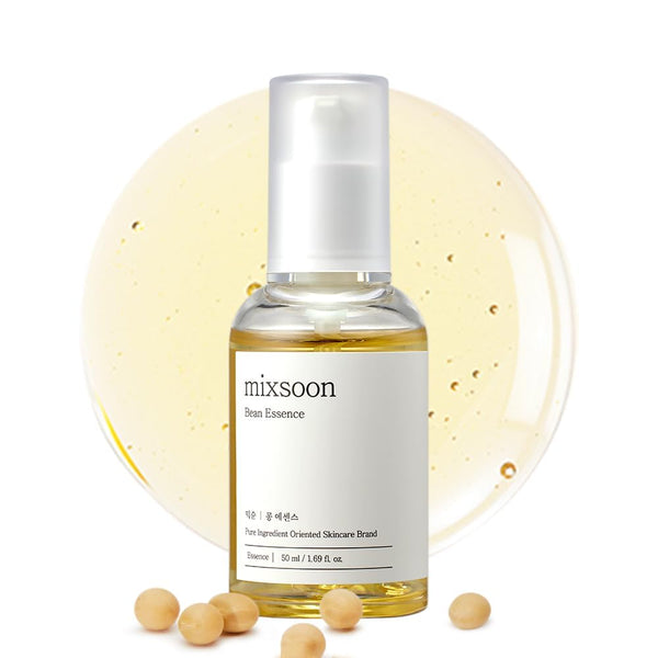 mixsoon Bean Essence Exfoliating, Snail Mucin Moisturizer for Hydrating, Fermented Bean Extract, Gentle Formula for Smooth Skin 50ml / 1.69 fl.oz.