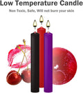 Low Temperature Candles,Romantic Wax Play Candles Low Heat for Lovers Couples