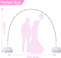 Balloon Arch Kit, 7.4ft Balloon Arch Stand Frame with Base: for Wedding Baby Shower Birthday Party Decorations Black