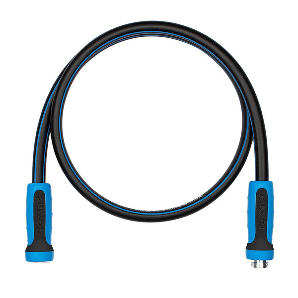 FEVONE Heavy Duty Garden Hose 3 ft, Leader Hose For Hose Reel | Flexible, Leak-Free, Lightweight, 5/8 ID, 600 PSI, 3/4 GHT Aluminum Fittings with