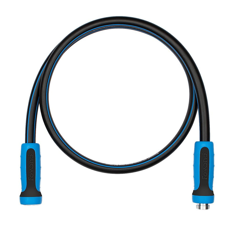FEVONE Heavy Duty Garden Hose 3 ft, Leader Hose For Hose Reel | Flexible, Leak-Free, Lightweight, 5/8 ID, 600 PSI, 3/4 GHT Aluminum Fittings with