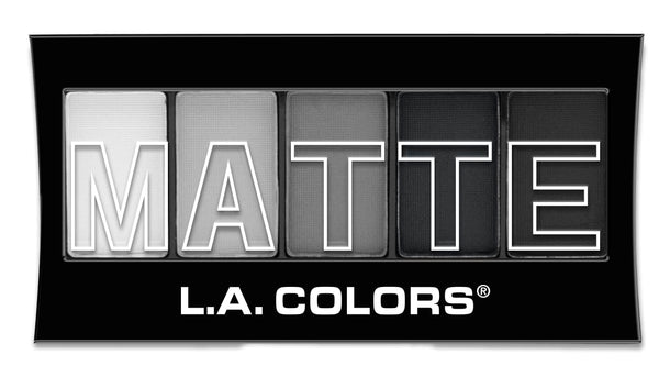 L.A. COLORS 5 Color Matte Eyeshadow, Black Lace, 0.08 Oz 1 Count (Pack of 1)