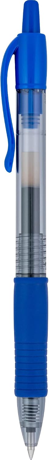 Pilot G2 Premium Gel Roller Pens, Fine Point 0.7 mm, Blue Ink Pens Fine Point, Pack of 5 - Ideal for School, Journaling, and Office Writing
