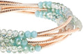 Scout Curated Wears - Women's Scout Wrap Bracelet & Necklace - Neptune/Rose Gold