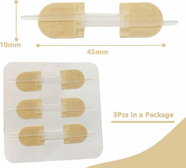 Emergency Wound Closures Adhesive Bandages, Zip Stitch Stickers for Camping, Sur
