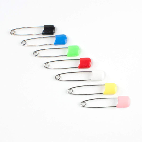 OsoCozy Diaper Pins - (Light Green) - Sturdy, Stainless Steel Diaper Pins with Safe Locking Closures - Use for Special Events, Crafts or Colorful