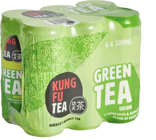 Kung Fu Tea Canned Green Tea Ã¢ÂÂ Lightly Sweetened Green Tea in a Can, Ready to Drink Ã¢ÂÂ All Natural, Premium Iced Tea Ã¢ÂÂ 10.8 Oz Cans,