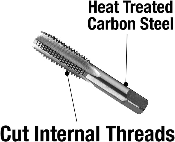Century Drill & Tool 95103 Fractional Plug Tap, 1/4-20 NC | .20" shank, use drill 7, consistent tapping results 1 Count (Pack of 1)
