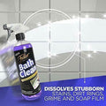 Fuller Brush Bath Clean – 24 oz Bathroom Cleaner Bottle with Spray– Dissolves Soap Scum, Hard Water Stains & Mineral Build-Up – For Sinks, Showers