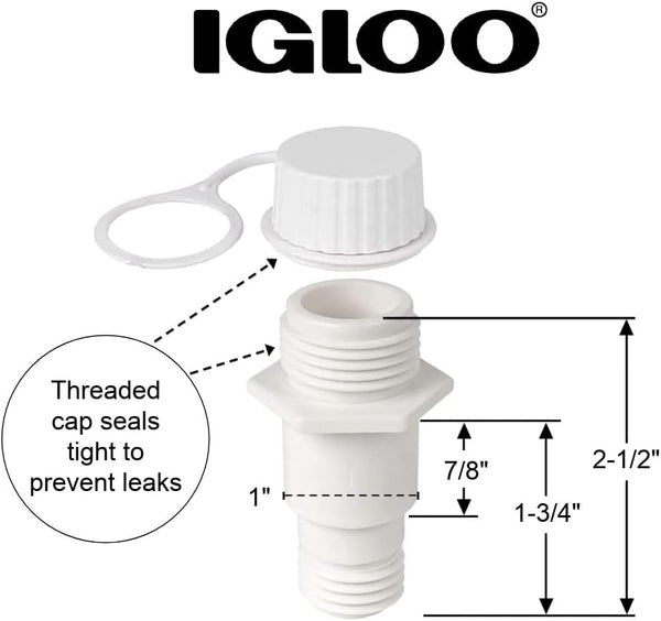 Igloo Replacement Threaded Drain Plug One Size