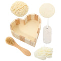 Skin Care Set Cleaning Tools Accessories Body Exfoliating Bath Shower Set Body Scrubber Bath Brush Toiletries Large Rope Loofah