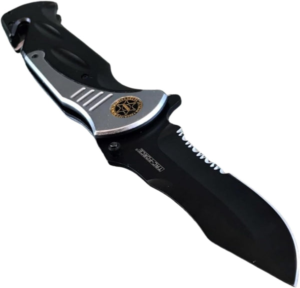 Tac-Force Extra Large Grey 10.5" Folding Blade Assisted Open Pocket Knife