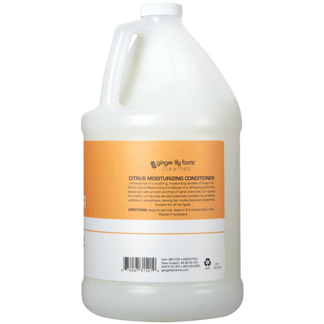 Ginger Lily Farms Club & Fitness Moisturizing Conditioner for Dry Hair, 100% Veg