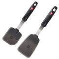 DI ORO Spatulas for Kitchen Use - Forever Warranty - 600°F Heat Resistance Silicone - Turner Spatula Set for Cooking - BPA Free Wide Pancake