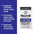 Lifeseasons Neuroq Sleep Now - Natural Sleep Support Supplement - Maintain Healthy Sleep Cycles & Brain Function - Melatonin & L-Theanine -