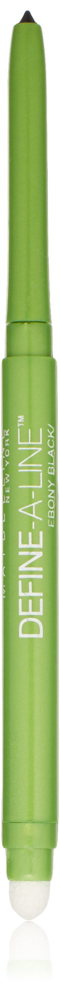 MAYBELLINE New York Define-A-Line Eyeliner, Ebony Black, 0.01 Ounce Ebony Black 0.01 Ounce (Pack of 1)
