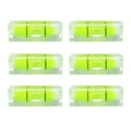6Pcs Small Bubble Levels 10x10x29mm Mini Square Spirit Level Measuring Layout Tools