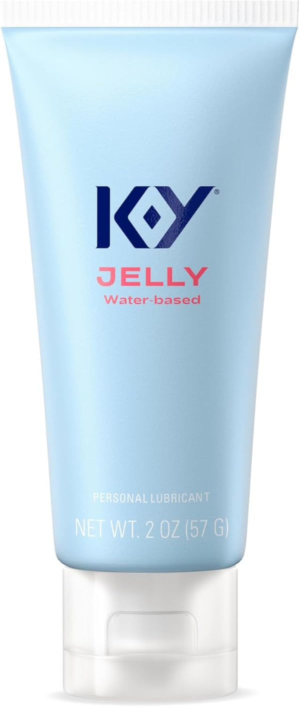 K-Y Jelly Water Based Lube For Sex, Anal Lube, Non-Greasy Water Based Personal Lubricant, pH Friendly Sex Lube Can Be Used With Sex Toys For Women