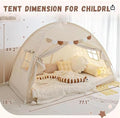 Twin Bed Tent Canopy for Kids Toddler Tents Indoor Bed Bunk Sleep Tents | Twin Size Bed Tent Dream Playhouse Privacy Blackout Portable Drafty Room