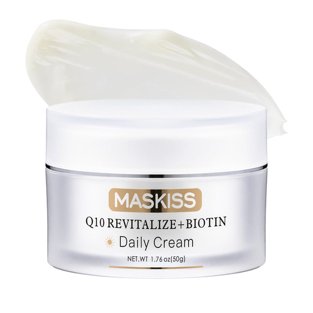 Q10 Anti-Wrinkle Face Cream, Unscented Anti-Aging Face Moisturizer for Sensitive