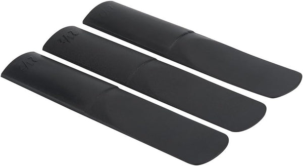 Alto Saxophone Reeds,Plastic Reeds For Alto Sax,3pcs Plastic Alto Saxophone Mouthpiece Reeds Strength 2.5 Repair Reed Accessory Black For Alto Sax