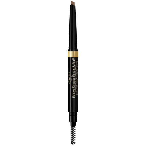 L'Oreal Paris Brow Stylist Shape & Fill Mechanical Eye Brow Makeup Pencil, Brunette, 0.008 Oz.