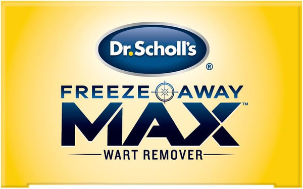 Dr. Scholl's Freeze Away MAX Wart Remover, 10 Treatments - As Fast As 10 Seconds to Treat Warts, Removes Common Warts & Plantar Warts on Hands &