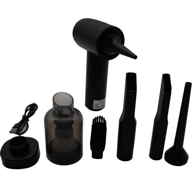 Jaspertronics™ Cordless Rechargeable 2 Speed Mini Vacuum & Dust Blower, Lightwei