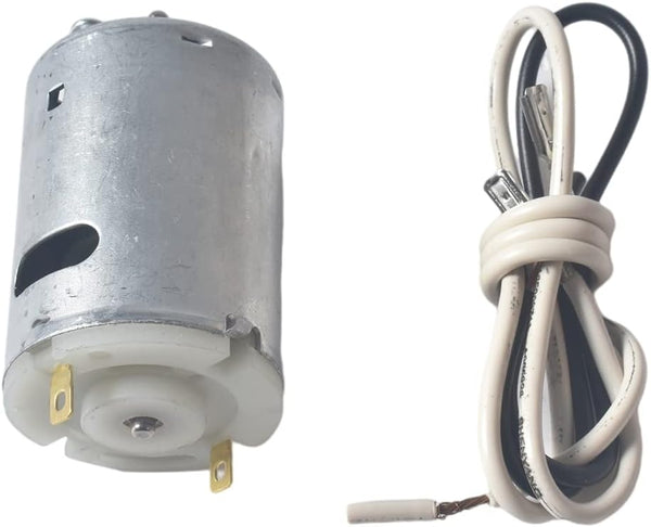 MERZHCHARE 6 inch RV Vent Fan, 12V D-Shaft RV Fan Motor with White Fan Blade, RV Exhaust Fan with 2 Screws 2 Zip Ties and Template for mounting,