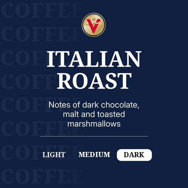 Victor Allen's Coffee Italian Roast, Dark Roast, 80 Count, Single Serve Coffee Pods for Keurig K-Cup Brewers Italian Roast 80 Count (Pack of 1)