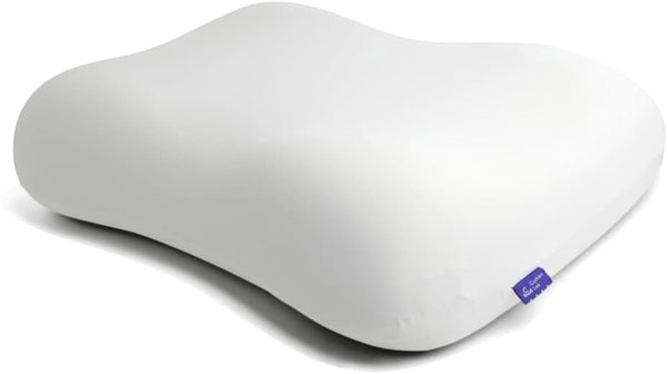 C CUSHION LAB Deep Sleep Pillow, Patented Ergonomic Contour Design for Side & Back Sleepers, Orthopedic Cervical Shape Gently Cradles Head &