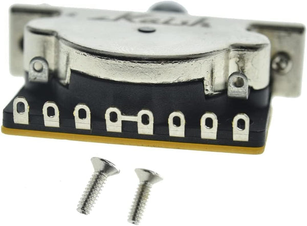 KAISH Heavy Duty 5 Way Guitar Pickup Lever Switch Guitar Pickup Selector Switch for Strat Tele with Plastic Chrome Tip