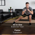 THERABAND CLX Resistance Band with Loops, Fitness Band for Home Exercise and Full Body Workouts, Portable Gym Equipment for Home Training, Gift