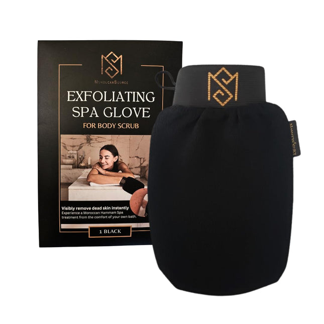 Exfoliating Glove Kessa Mitt Body Scrubber - Dead Skin Remover Shower Glove for 