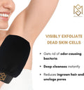 Exfoliating Glove Kessa Mitt Body Scrubber - Dead Skin Remover Shower Glove for Dead Skin Scrubbing and Deep Pore Cleansing - by Moroccansource (1