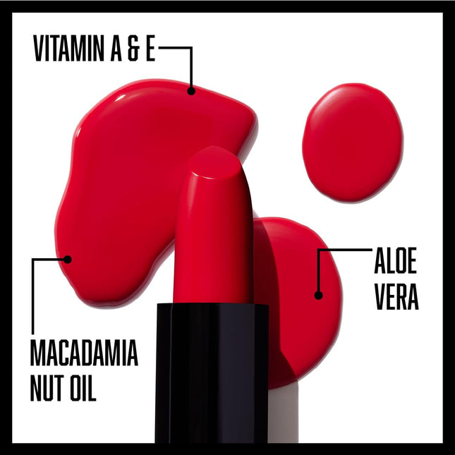 Wet N Wild Silk Finish Lipstick, Hydrating Rich Buildable Lip Color, Formulated 