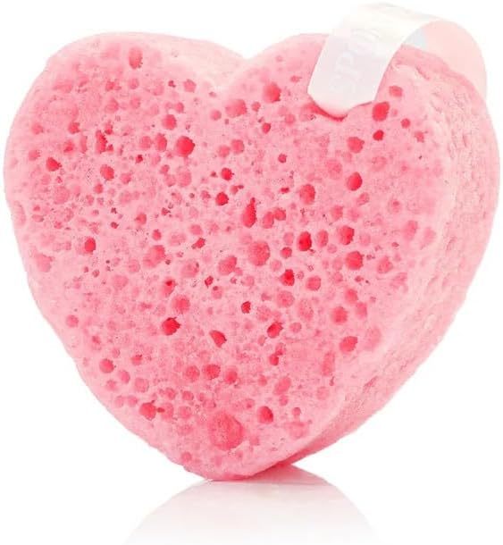 SPONGELLÃÂ Pink Camellia Body Buffer Ã¢ÂÂ All-In-One Exfoliating Sponge & Body Wash for Valentine'S & Mother'S Day Gifts