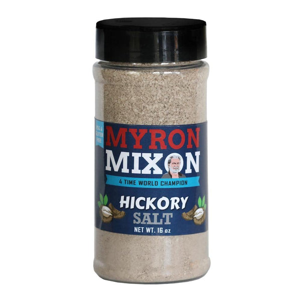 Myron Mixon BBQ Rub | Hickory Salt | Champion Pitmaster Recipe | Gluten-Free BBQ Seasoning, MSG-Free, USA Made | 16 Oz Hickory Salt 16 Ounce (Pack