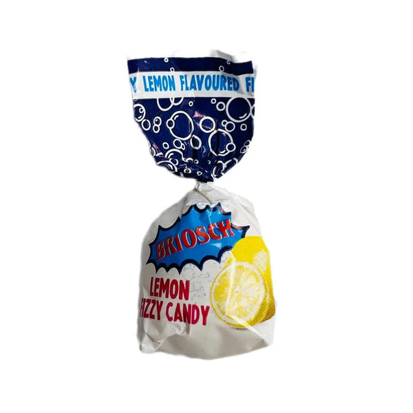 Brioschi Lemon Flavored Effervescent Fizzy Digestive Italian Candies (5.29 oz) 5.29 Ounce (Pack of 1)