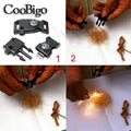 CooBigo 5/8" Compass Whistle Buckle Plastic Paracord Bracelet Outdoor Camping Emergency Survival Travel Kits 10pcs 5/8 Inch Black