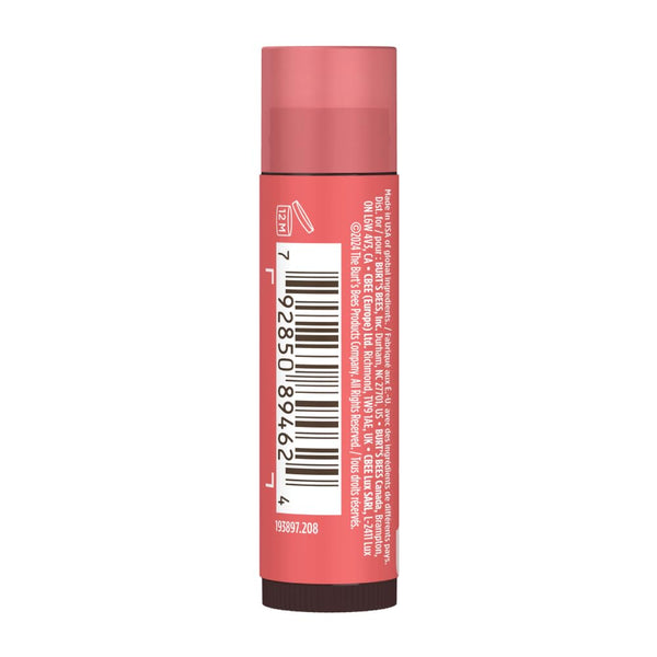 Burts Bees 100% Natural Tinted Lip Balm, Hibiscus with Shea Butter & Botanical Waxes 1 Tube