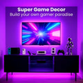 VOLIVO LED Lights for TV, 16.4FT Led Backlight for 45-85 inch TVs, Bluetooth RGB LED Lights Behind Television with Remote, USB Powered, Color