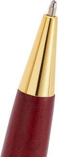 Juvale 2 Pack Luxury Rosewood Pen Sets for Men Gift - Fancy Nice Ballpoint Pens with Black Ink Refills for Signature Executives Business Office