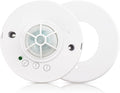 YCA1001 Ceiling Motion Sensor Light Switch, 360 Degree Occupancy Sensor PIR Motion Switch, 110-240VAC Universal Voltage, 40ft Detection Range,